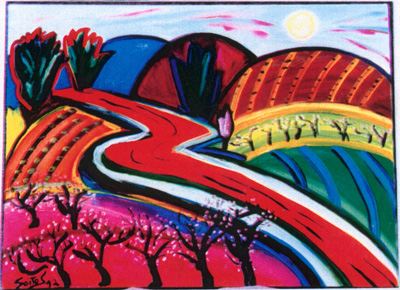 'Orchard' - Painting by Stephen Soitos